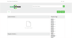 Desktop Screenshot of kb.clearsoftware.com.au